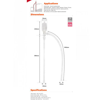 compare product DP 14S CHEMICAL SIPHON AND PUMP