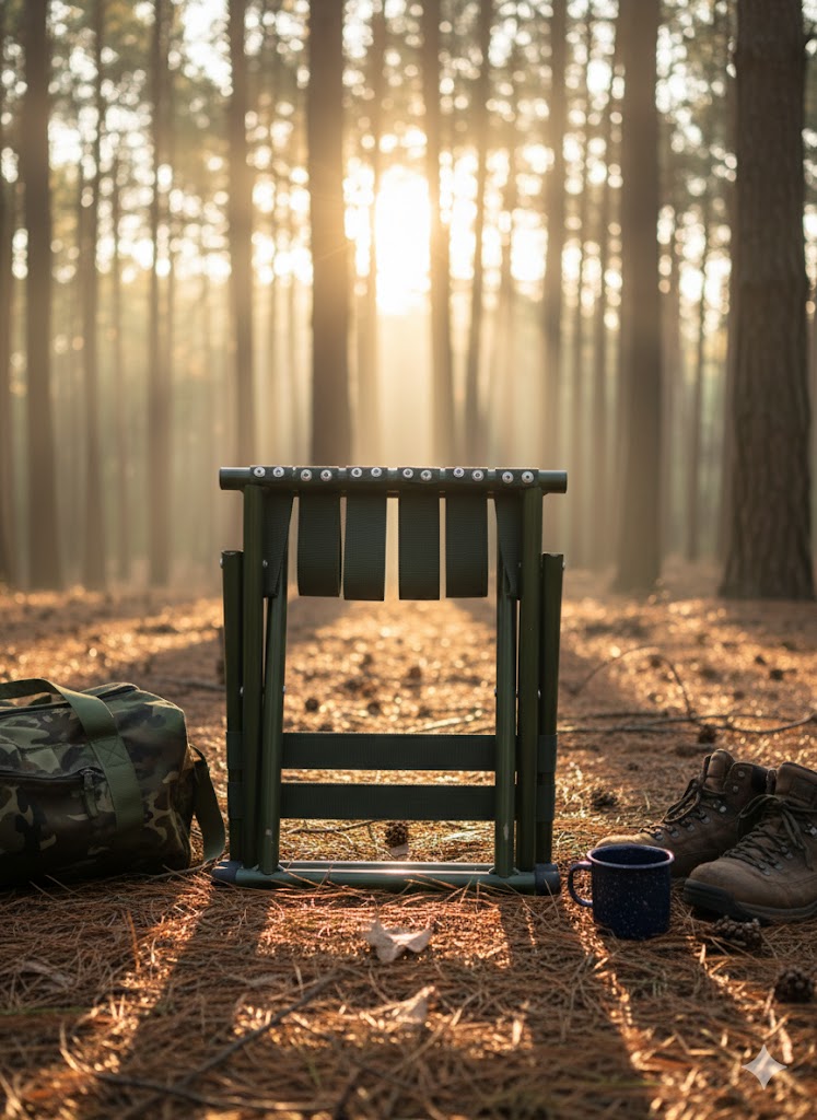 Outdoor Stool Green