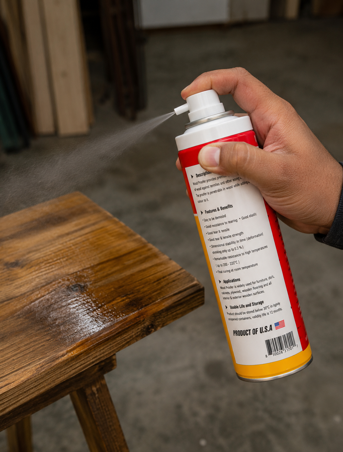 Horse Wood Proofer Spray 400ml | Wood Protection Spray for Interior & Exterior | Wood Protector & Proofing Spray