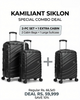 Kamiliant Siklon Luggage Combo – 2 Pc Set + Extra Cabin Bag | Save 10% (Limited Stock)